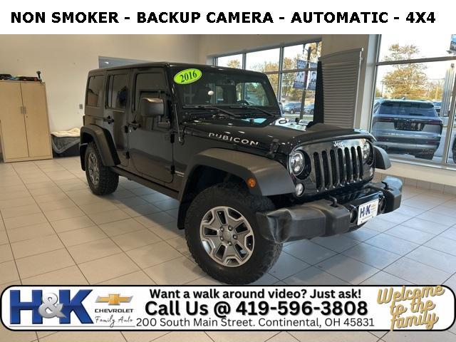 used 2016 Jeep Wrangler Unlimited car, priced at $18,699