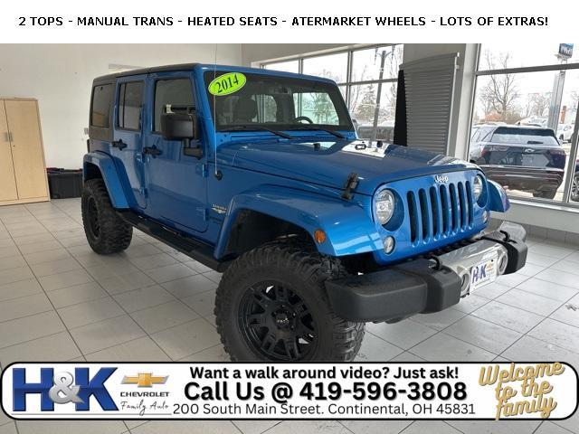 used 2014 Jeep Wrangler Unlimited car, priced at $17,997