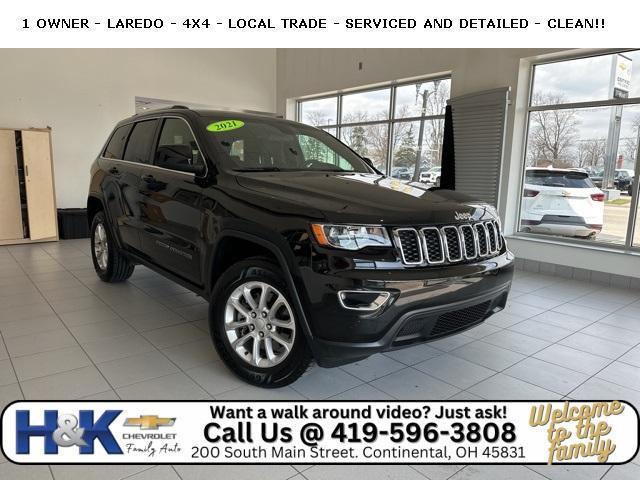used 2021 Jeep Grand Cherokee car, priced at $22,328
