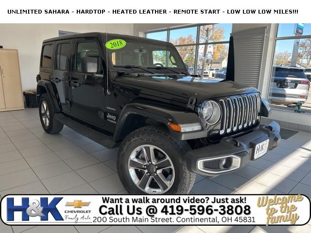 used 2018 Jeep Wrangler Unlimited car, priced at $26,725