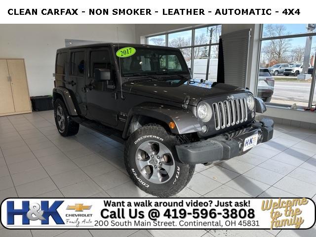 used 2017 Jeep Wrangler Unlimited car, priced at $16,771