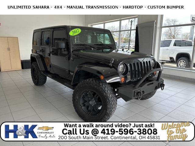 used 2012 Jeep Wrangler Unlimited car, priced at $15,422