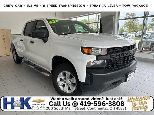 used 2021 Chevrolet Silverado 1500 car, priced at $24,497