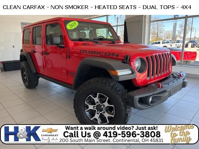 used 2018 Jeep Wrangler Unlimited car, priced at $26,995