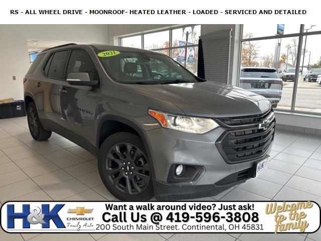 used 2021 Chevrolet Traverse car, priced at $21,995
