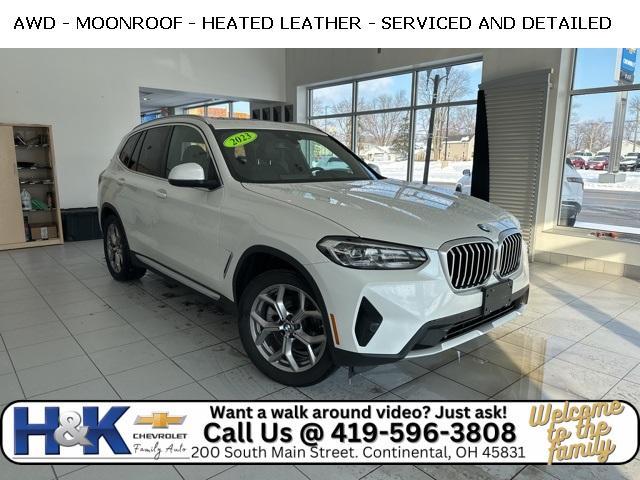 used 2023 BMW X3 car, priced at $34,897