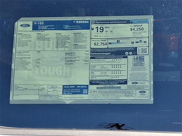 new 2025 Ford F-150 car, priced at $63,490