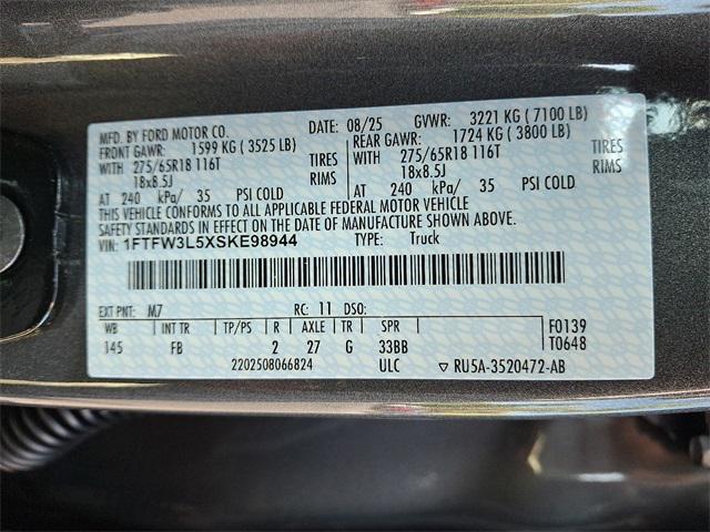 new 2025 Ford F-150 car, priced at $63,490