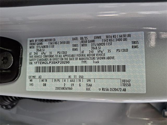 new 2025 Ford F-150 car, priced at $54,635