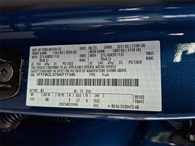 new 2025 Ford F-150 car, priced at $57,100