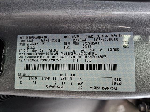 new 2025 Ford F-150 car, priced at $54,240