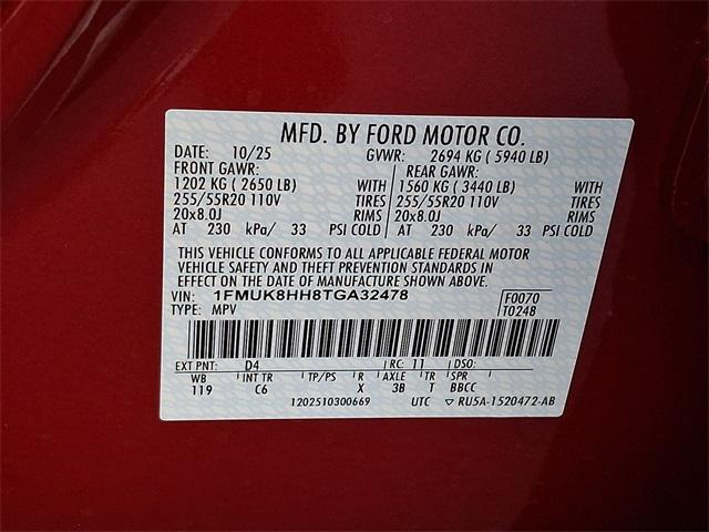 new 2026 Ford Explorer car, priced at $55,155