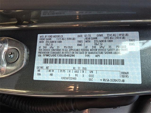 new 2025 Ford Escape PHEV car, priced at $38,895