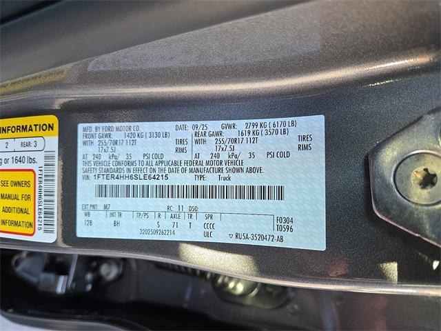 new 2025 Ford Ranger car, priced at $41,680