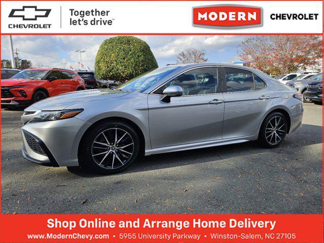 used 2021 Toyota Camry car, priced at $20,988