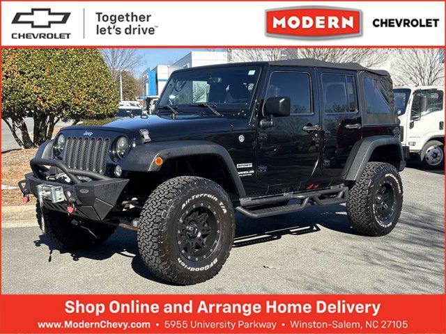 used 2016 Jeep Wrangler Unlimited car, priced at $17,793