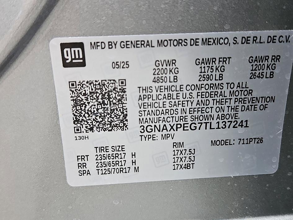 new 2026 Chevrolet Equinox car, priced at $31,995