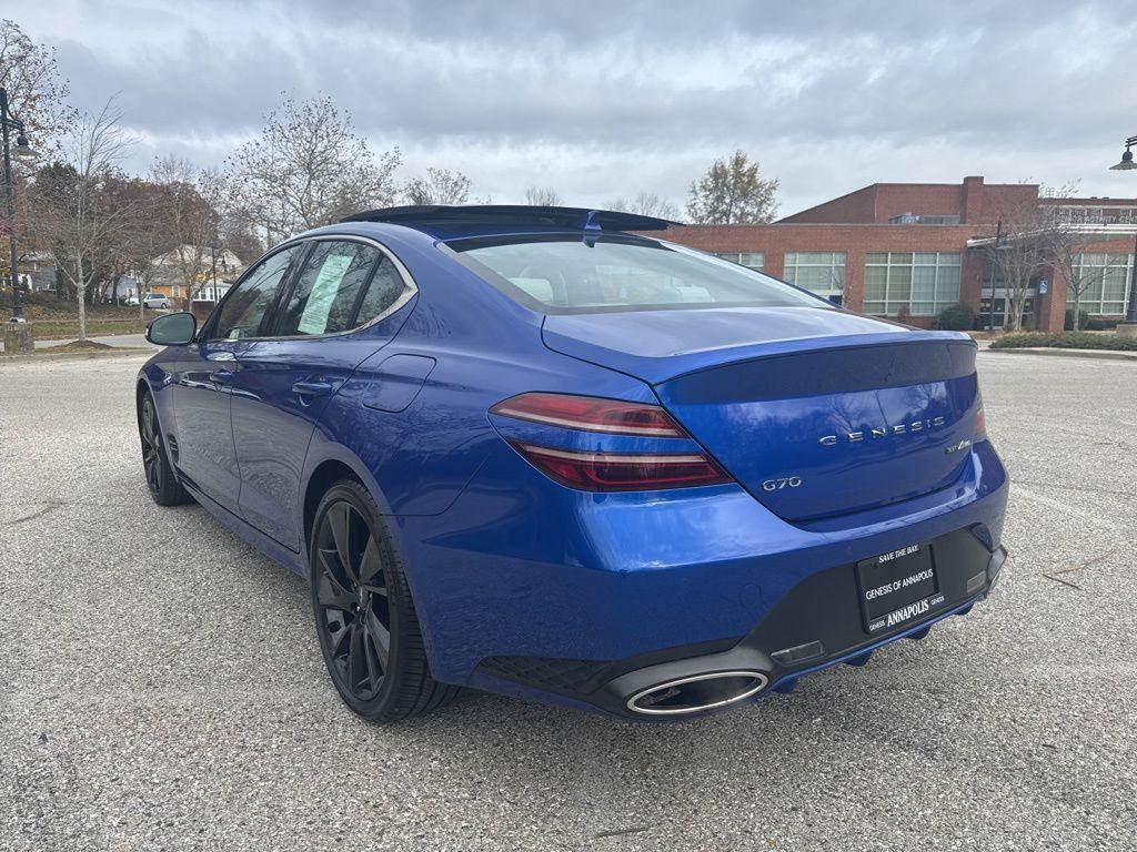 used 2023 Genesis G70 car, priced at $36,389