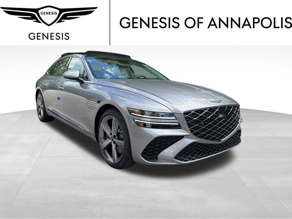 new 2025 Genesis G80 car, priced at $78,135