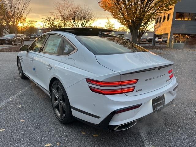 new 2025 Genesis G80 car, priced at $75,058