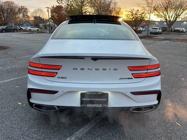 new 2025 Genesis G80 car, priced at $75,058