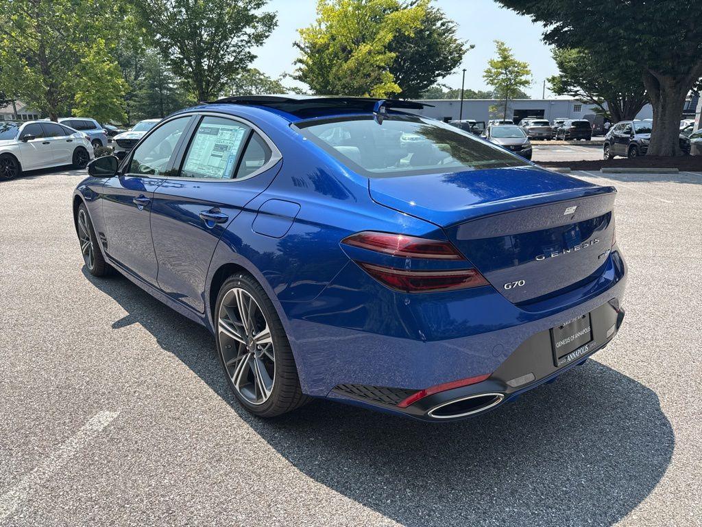 new 2025 Genesis G70 car, priced at $52,185