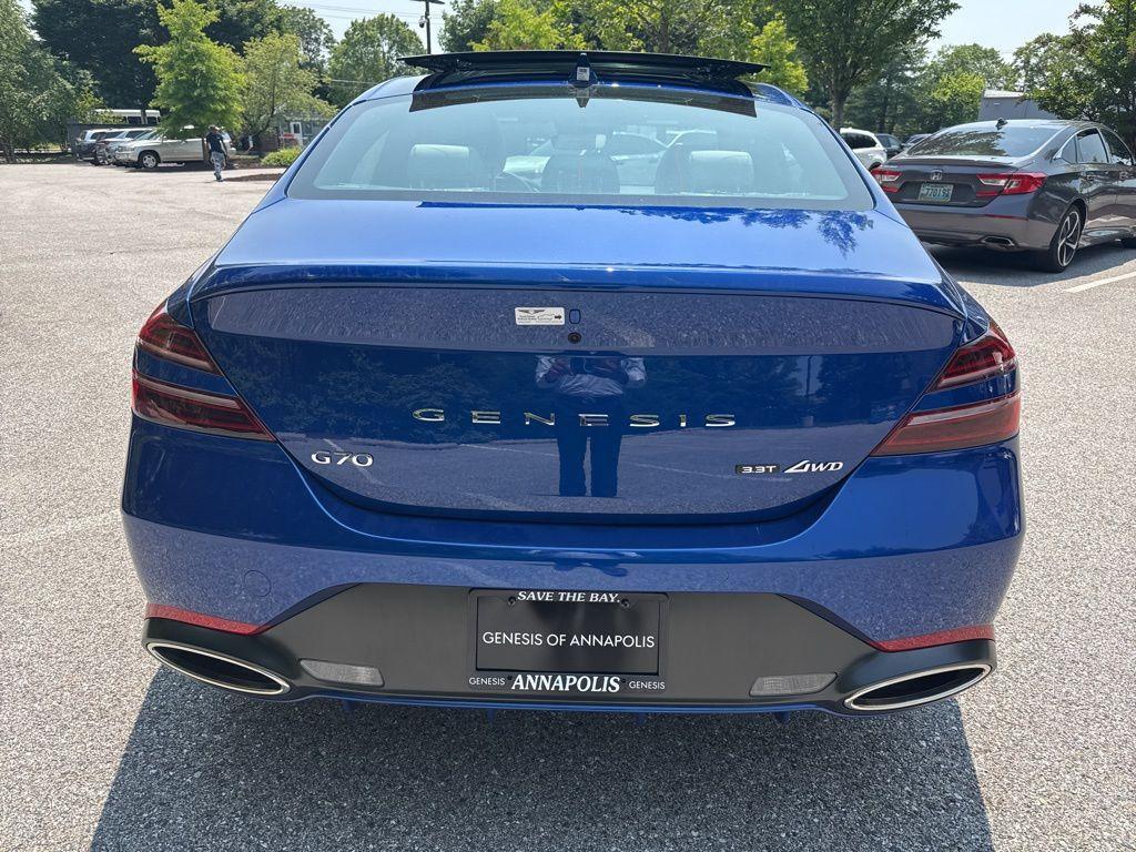 new 2025 Genesis G70 car, priced at $52,185