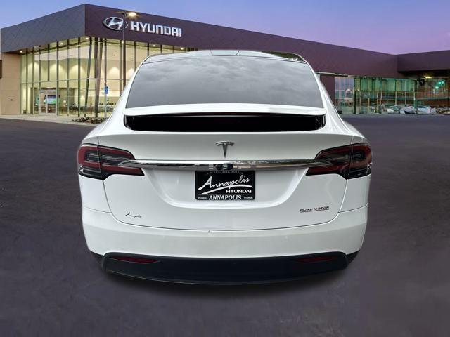used 2021 Tesla Model X car, priced at $44,663