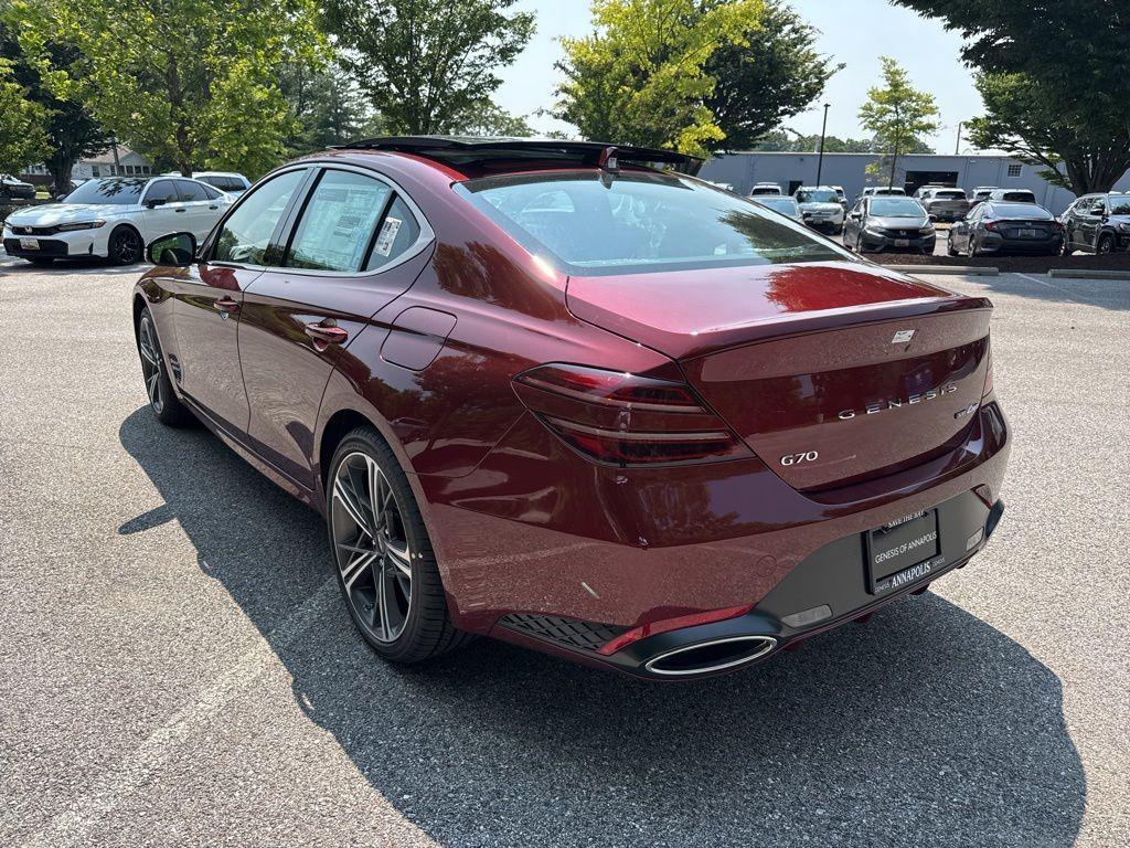 new 2025 Genesis G70 car, priced at $51,975