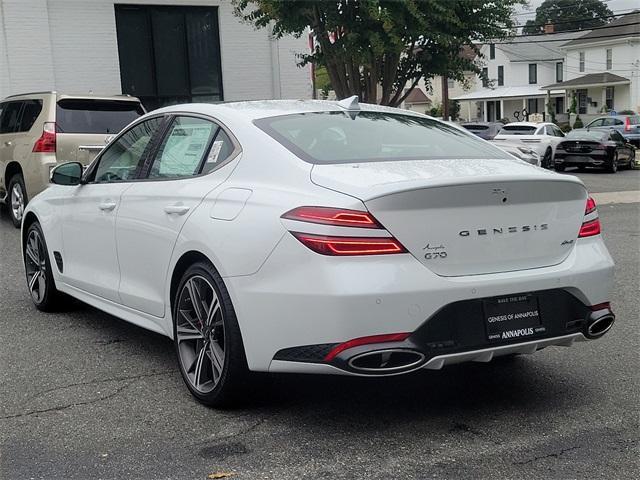 new 2024 Genesis G70 car, priced at $49,730