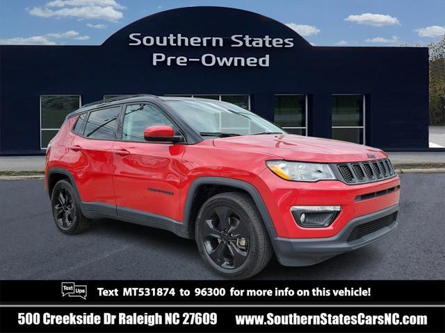 used 2021 Jeep Compass car, priced at $23,106
