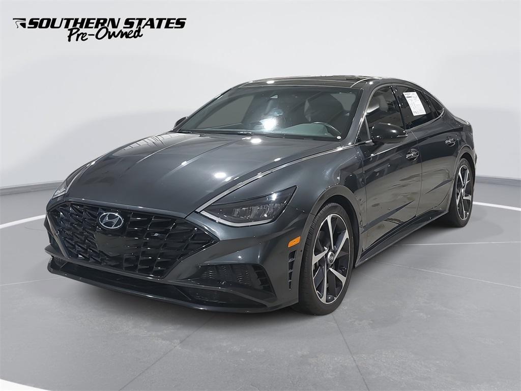 used 2021 Hyundai Sonata car, priced at $16,486