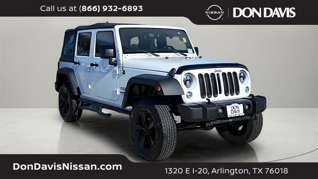 used 2017 Jeep Wrangler Unlimited car, priced at $21,468