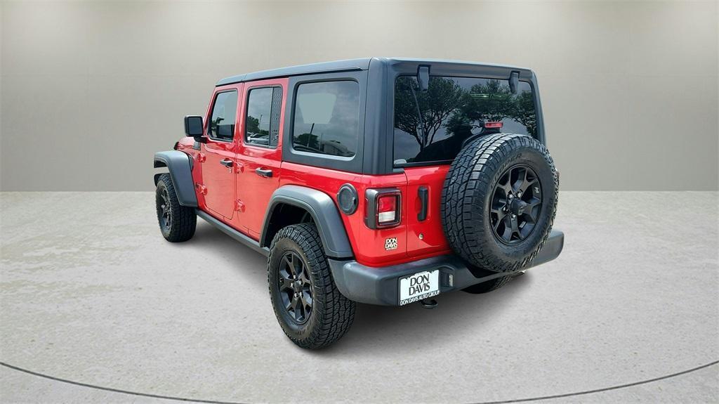 used 2020 Jeep Wrangler Unlimited car, priced at $27,573