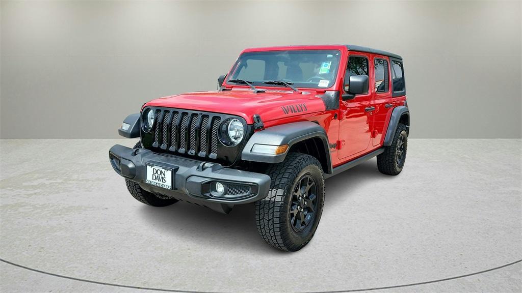 used 2020 Jeep Wrangler Unlimited car, priced at $27,573