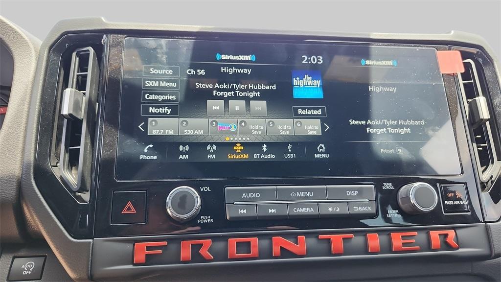 new 2025 Nissan Frontier car, priced at $40,381