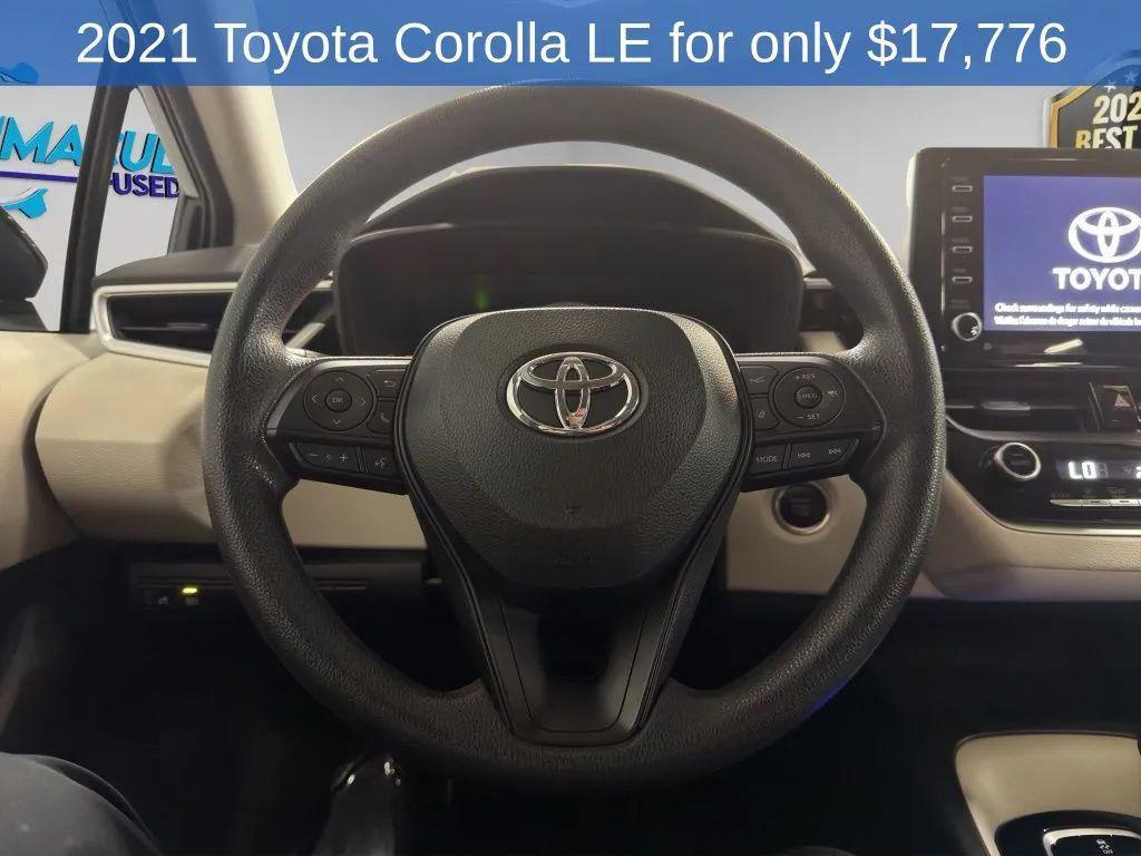 used 2021 Toyota Corolla car, priced at $17,776