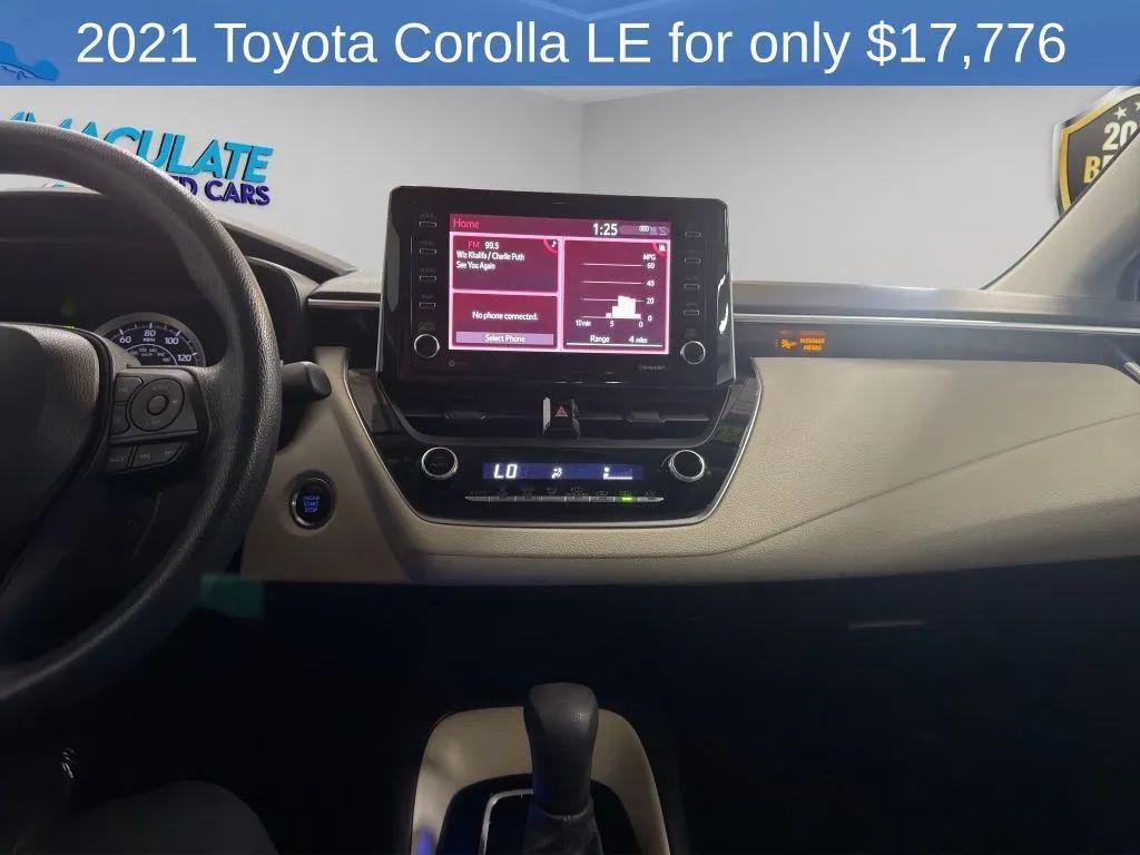 used 2021 Toyota Corolla car, priced at $17,776