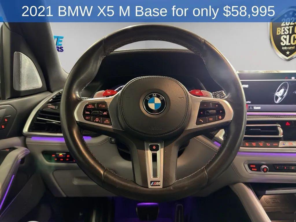 used 2021 BMW X5 M car, priced at $58,995