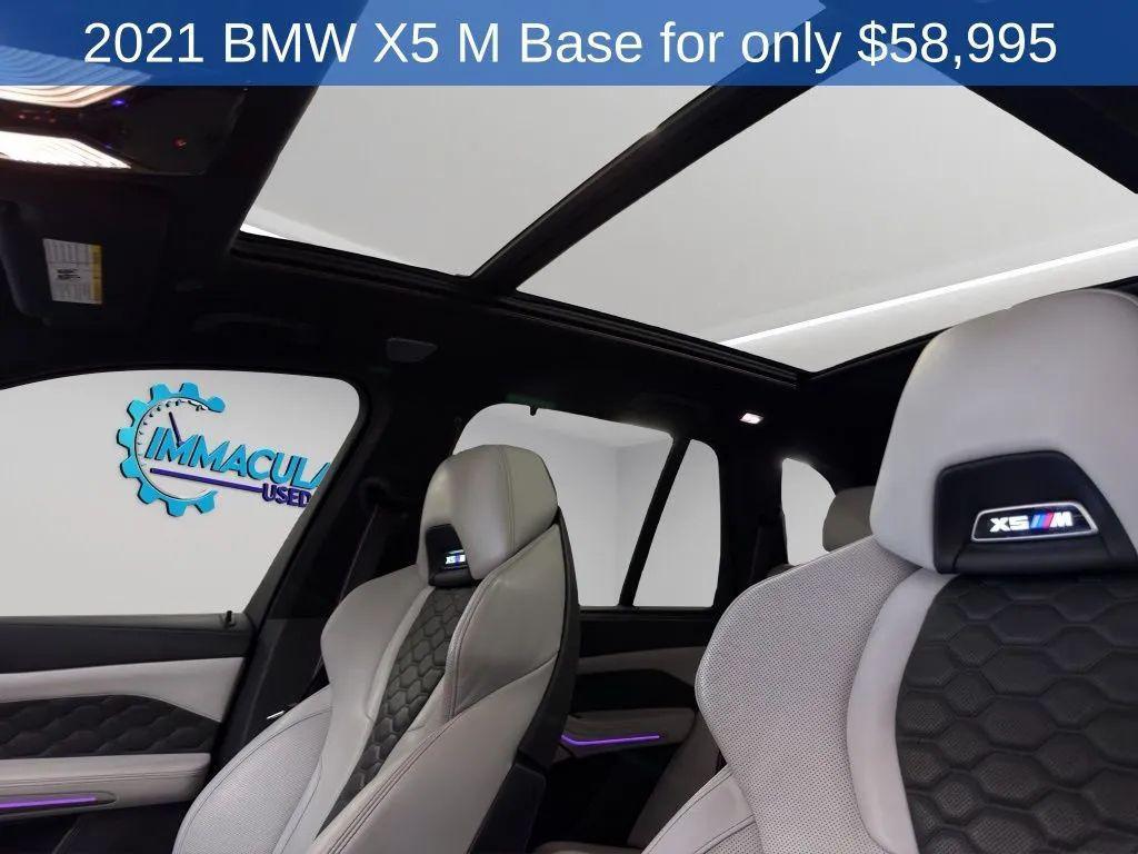 used 2021 BMW X5 M car, priced at $58,995