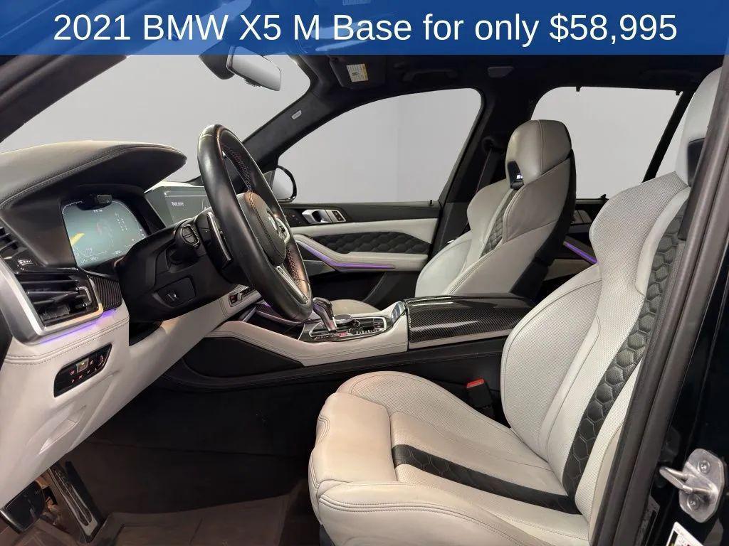 used 2021 BMW X5 M car, priced at $58,995