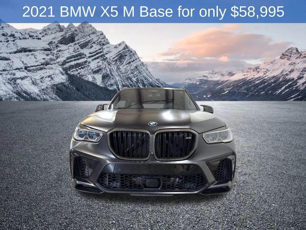 used 2021 BMW X5 M car, priced at $58,995