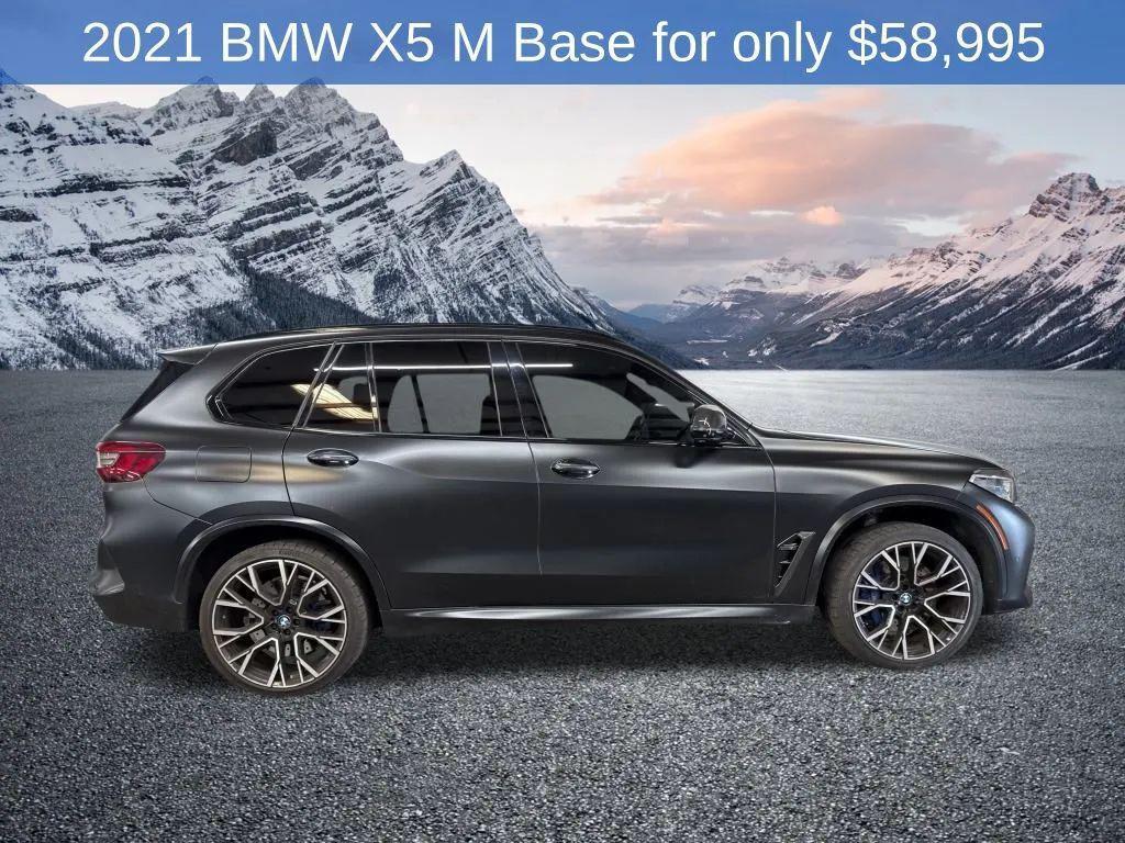 used 2021 BMW X5 M car, priced at $58,995