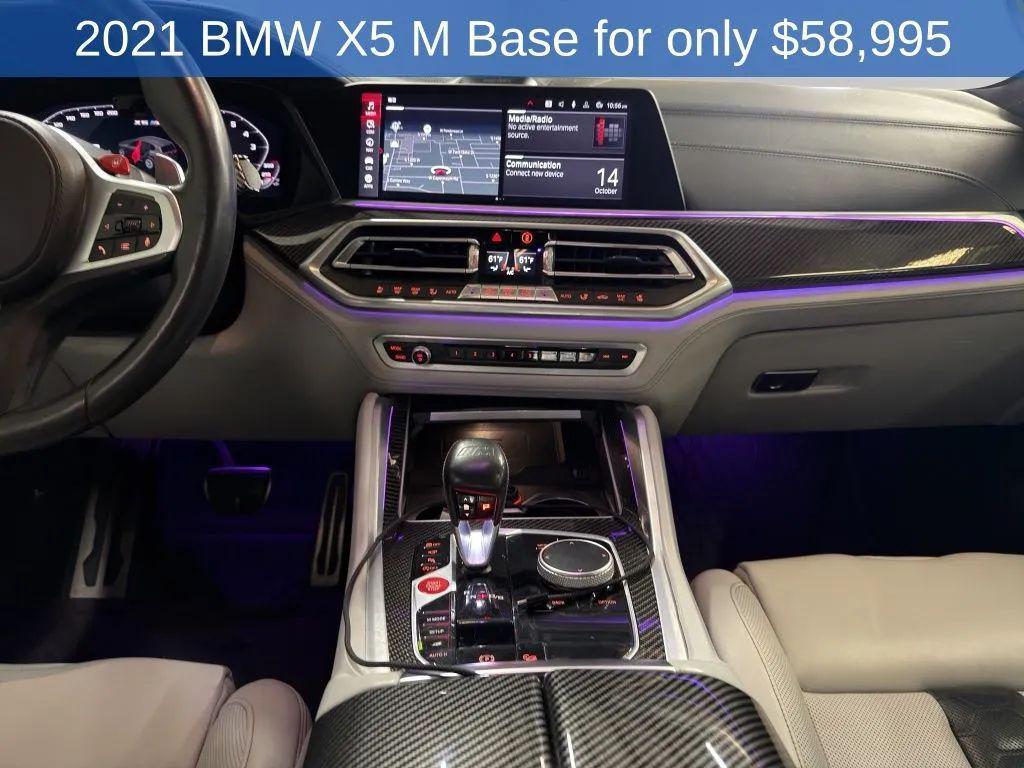 used 2021 BMW X5 M car, priced at $58,995
