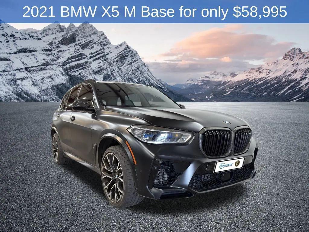 used 2021 BMW X5 M car, priced at $58,995