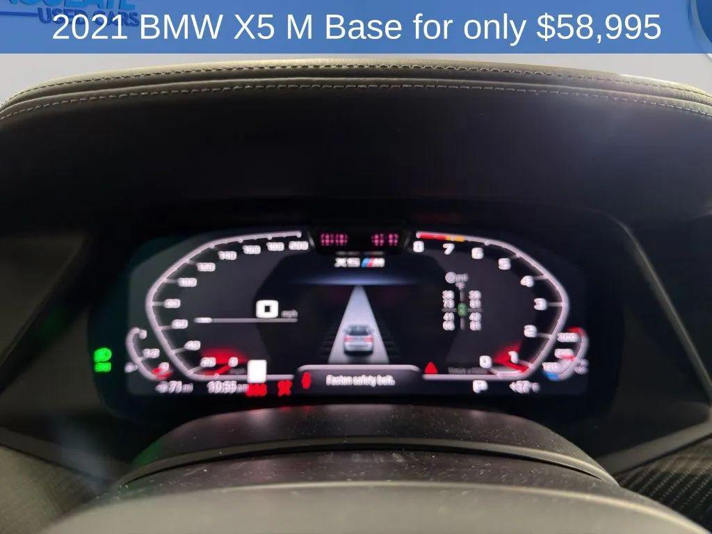used 2021 BMW X5 M car, priced at $58,995