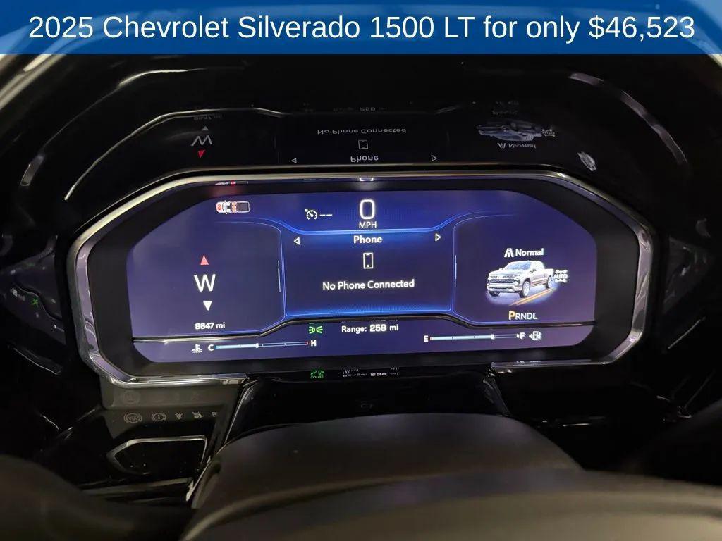 used 2025 Chevrolet Silverado 1500 car, priced at $46,523