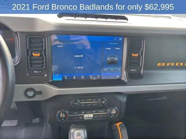 used 2021 Ford Bronco car, priced at $59,995