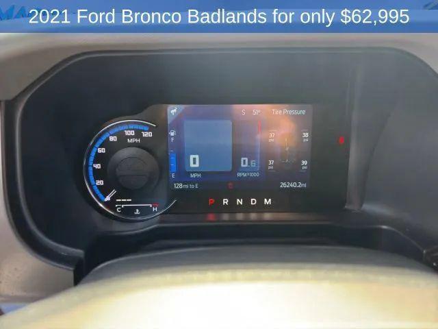 used 2021 Ford Bronco car, priced at $59,995