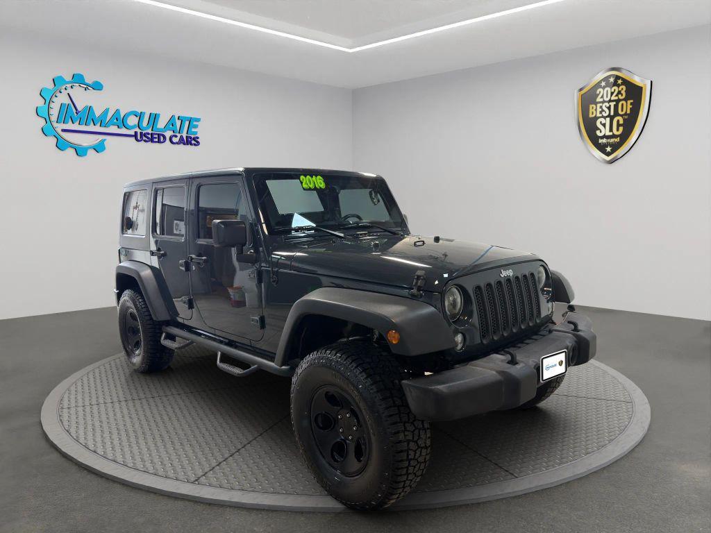 used 2016 Jeep Wrangler Unlimited car, priced at $18,995